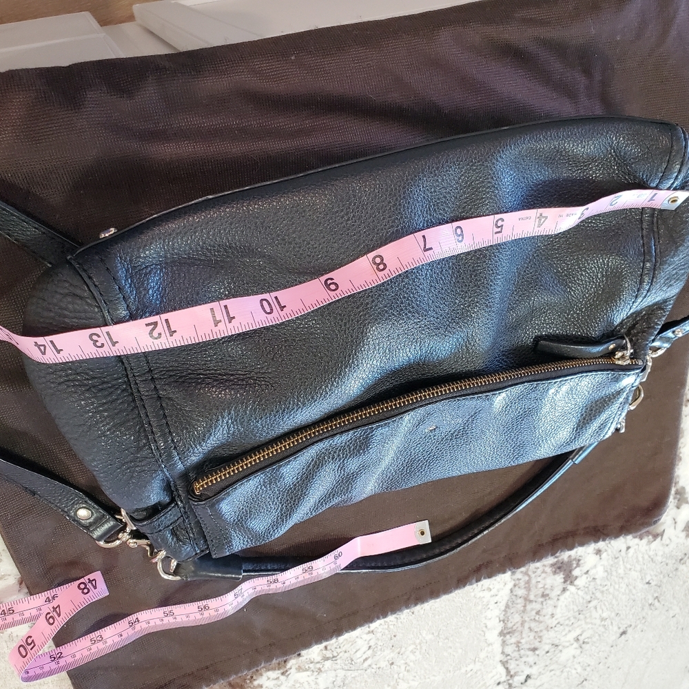 Kate Spade Black Pebbled Leather Cobble Hill Little Minka Bag - Picture 7 of 17